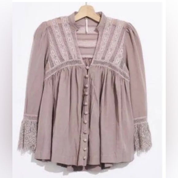 Free People Esme Peasant top - Picture 2 of 12
